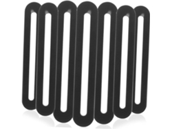 10 Placas De Reparación De Acero Inoxidable Con Soportes Planos Ajustables Para Muebles.