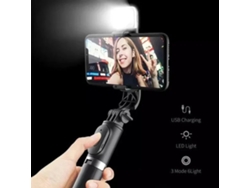 Palo De Selfie Inalámbrico Bluetooth Con Luz De Relleno, Soporte Para Teléfono Ajustable Y Rotatorio, Estabilizador
