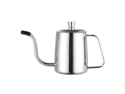 Cafetera de cuello de cisne Eifson Premium para estufa, 21 oz (color natural)