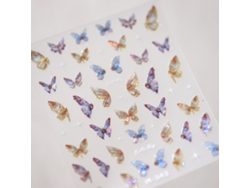 Pegatinas De Uñas Estilo Japonés 5d, Kit De Láminas Acrílicas Deslizables Para Uñas Diy