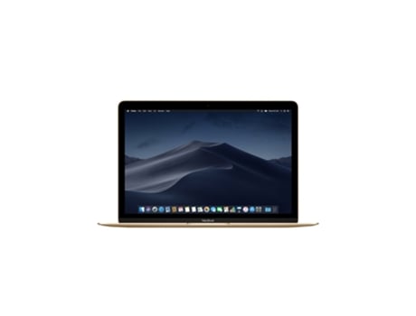 MacBook Retina 12 2016 Core M3 1.1 Ghz 8 GB 256 GB SSD Oro APPLE (Reacondicionado Marcas Mínimas)