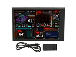 Monitor De Temperatura Do Pc 3,5 Polegadas Ips Usb C Dimmable Personalizável Cpu Gpu Ram Dados