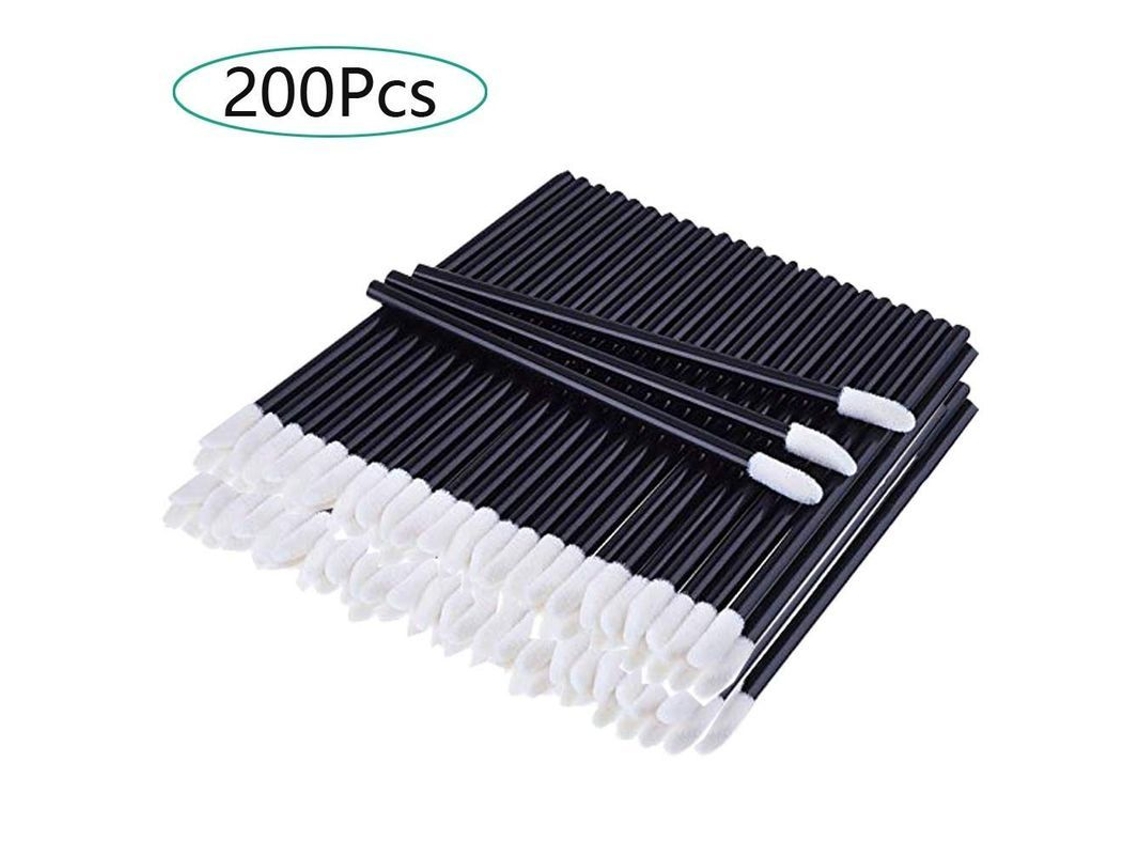 Juego De 200 Pinceles Desechables Para Labios, Aplicador Suave De Brillo Labial, Portátil E Higiénico.