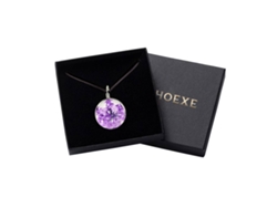 Colgante de gypsophila morada, accesorio para mujer, Worten