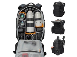 Mochila para cámara Lowepro Protactic BP 450 AW III con 4 puntos de acceso, Comfort, Activzone y tejido reciclado