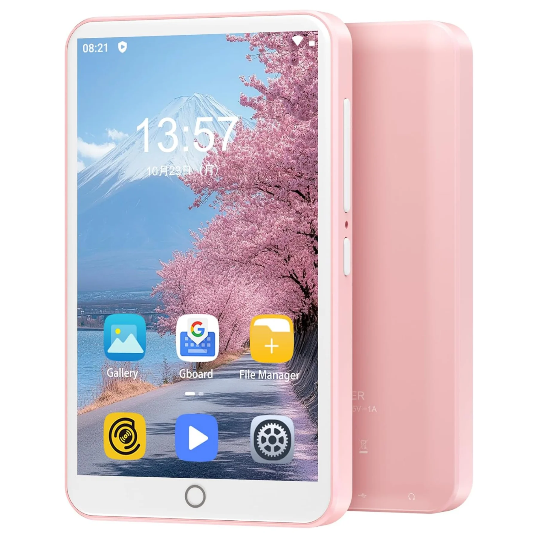 Reprodutor De Mp3 Android 9 De 512 Gb Com Bluetooth E Wi-fi, Tela De 4 Polegadas, Rosa.