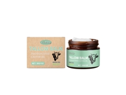 Crema hidratante corporal de sebo para una piel hidratada y nutrida.