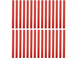 100 Lápices De Carpintero Rojos Con Mina Ovalada Negra, Forma Octogonal, Antideslizantes.