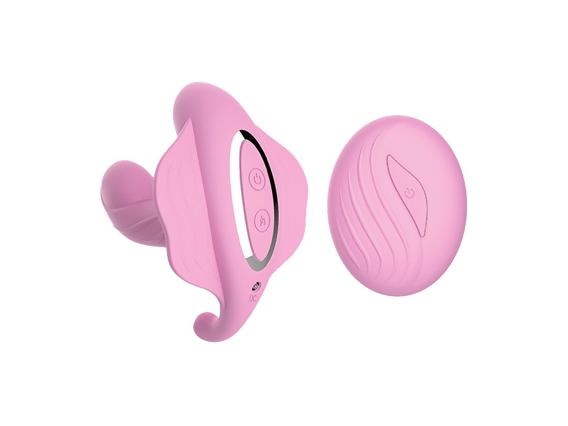 Vibrador portátil invisible con control remoto con 10 modos para mujeres (rosa) YIZHOOD