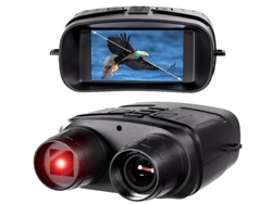 Gafas de visión nocturna recargables para caza, binoculares infrarrojos 4K, color negro Bestvite