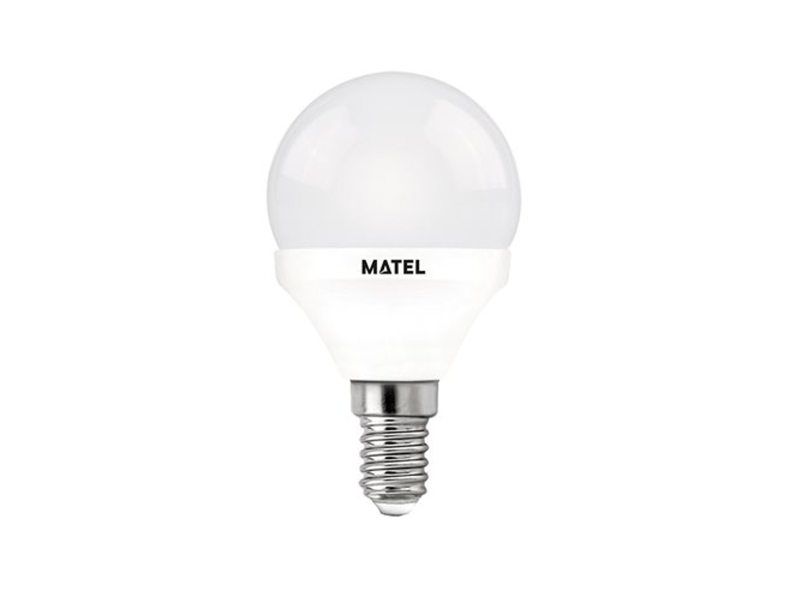 Bombilla LED Matel Esférica E14 5w (3 Intensidades)