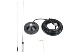 Antena De Rádio Para Carro Nl-770r De Banda Dupla 144/430mhz Alta Ganho Conector Uhf