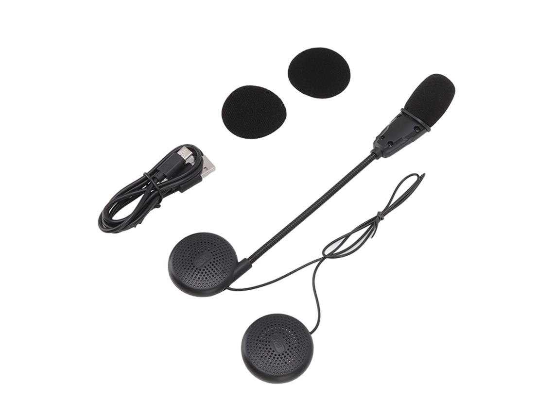 Auriculares Bluetooth 5.0 Para Casco De Motocicleta Con Cancelación De Ruido Y Resistencia Al Agua.