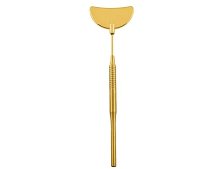 Herramienta De Maquillaje Con Espejo De Pestañas - Luna Creciente - Dorado JEIIBRZUI