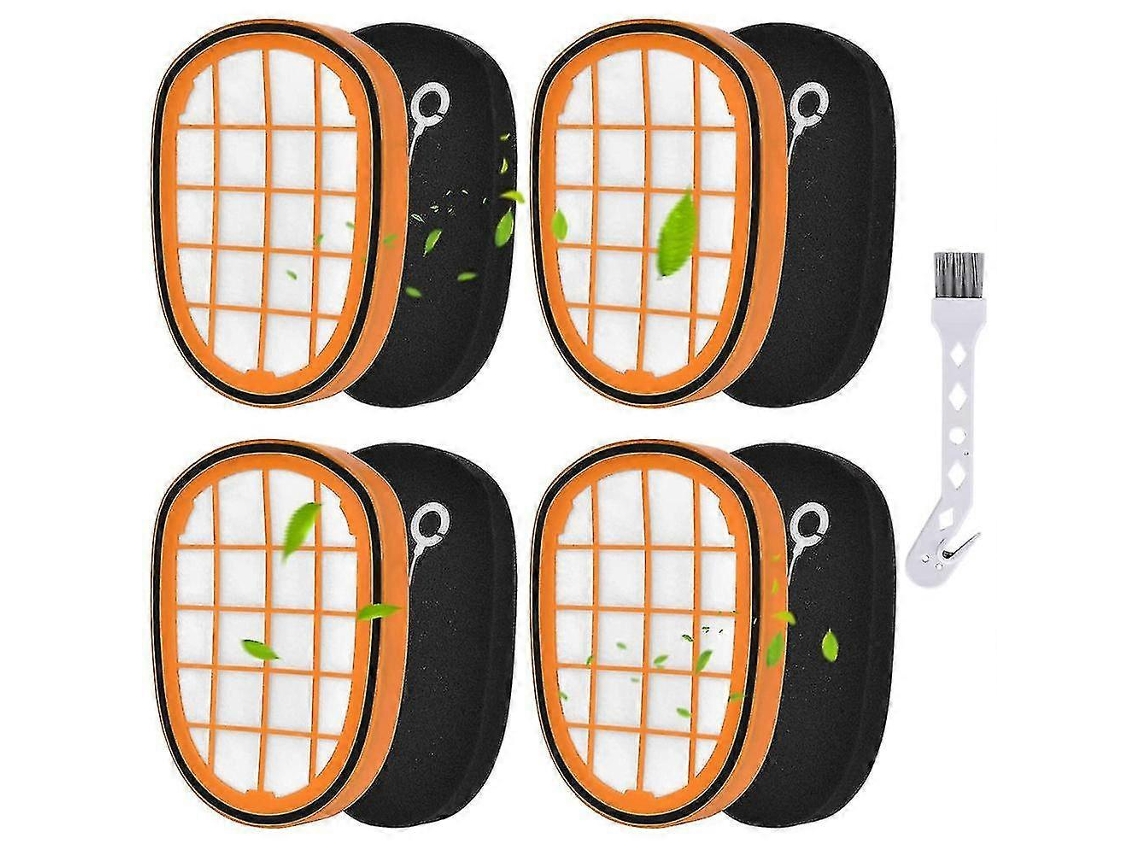 Paquete de 4 filtros para Philips Speedpro Max Aqua Portable FC6812 FC6813