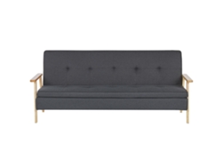 Sofá cama BELIANI Tjorn de Poliéster Gris 204x85x84