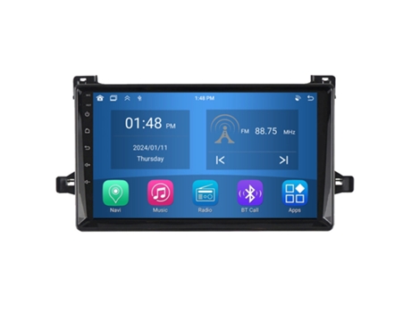 Autoradio 4GB RAM64GB ROM ROVERONE para Toyota Prius XW50 2015 - 2020 CarPlay Android Coche Radio Bluetooth Navegación