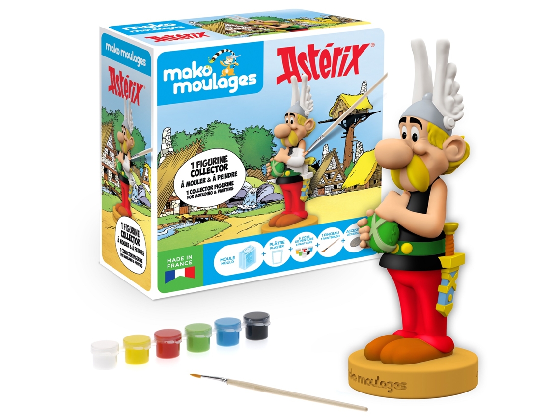 Juego Criativo MAKO CRÉATIONS Caja Molde Coleccionista Astérix (Edad Mínima Recomendada: 4 años)