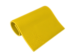 Alfombrilla Antideslizante Para Herramientas De Peluquería, Almacenamiento De Tijeras, Peines Y Suministros De Salón, Color Amarillo.