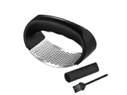 Prensa de ajos manual mejorada de acero inoxidable, trituradora de ajo y jengibre, utensilio de cocina para picar y rebanar ajo. Rosewell