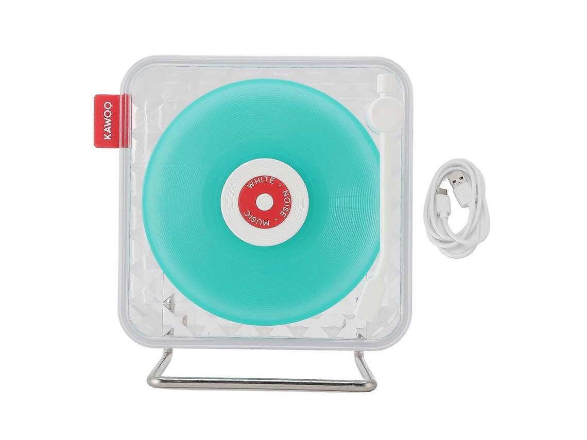 Altavoz tocadiscos Bluetooth RGB con ruido blanco, Bluetooth 5.0, altavoz tocadiscos inalámbrico portátil para Chennnls