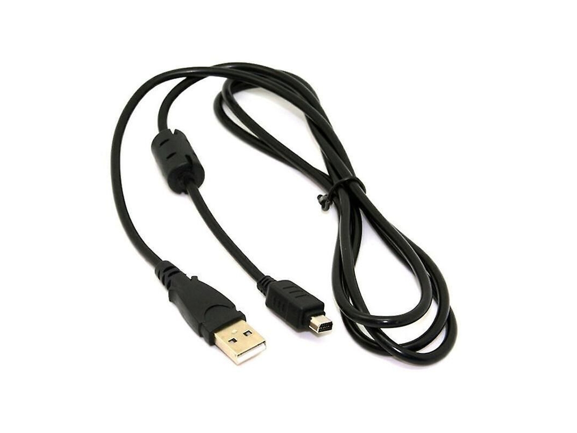 Cable De Datos Usb Negro De 12 Pines Para Cámaras Digitales Olympus Cb-usb5 Y Cb-usb6, 1,5 M