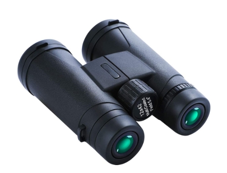 Binoculares 12X42 para Adultos Binoculares compactos portátiles a Prueba de Agua con visión Nocturna con Poca luz para observación de Aves Caza Neg...