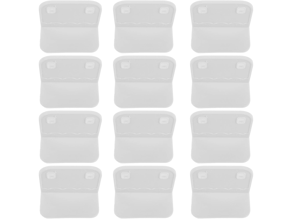 Juego de 20 bases estabilizadoras de plástico con almohadillas adhesivas, cierre antideslizante Vayotoy