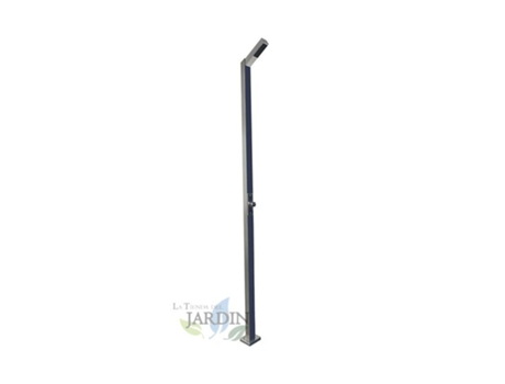 Ducha de Piscina Temporizada Con 1 Rociador Y 1 Pulsador Temporizador 210 Cm Gris ASTRALPOOL
