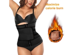 2026rebe-faja Moldeadora De Cintura Para Mujer Ajustable Con Control Abdominal Sudor Girdle Para Entrenamiento Y Pérdida De Peso