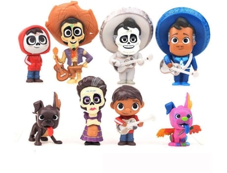 Set de Figuras Snoopy Coco (12 unidades - 4 - 8 cm)