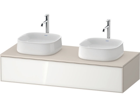 Lavabo de consola DURAVIT Zencha 1300x550mm,1 extraíble 2 recortes ZE4813B