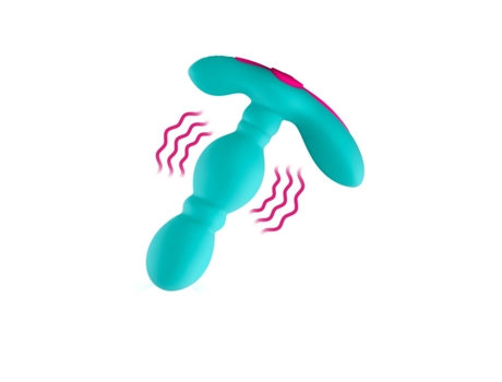 Vibrador Anal Negro FemmeFun Verde