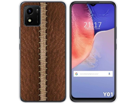 Carcasa Vivo Y01 TUMUNDOSMARTPHONE Dibujos Cuero 01 Multicolor