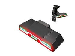 Luz de bicicleta recargable USB de 110 lúmenes con 6 modos DES345 (negro) YIZHOOD