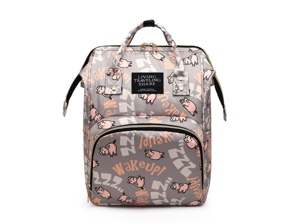 Mochila de maternidad multifuncional de gran capacidad para pañales de bebé, mochila para cochecito de bebé Yunzii