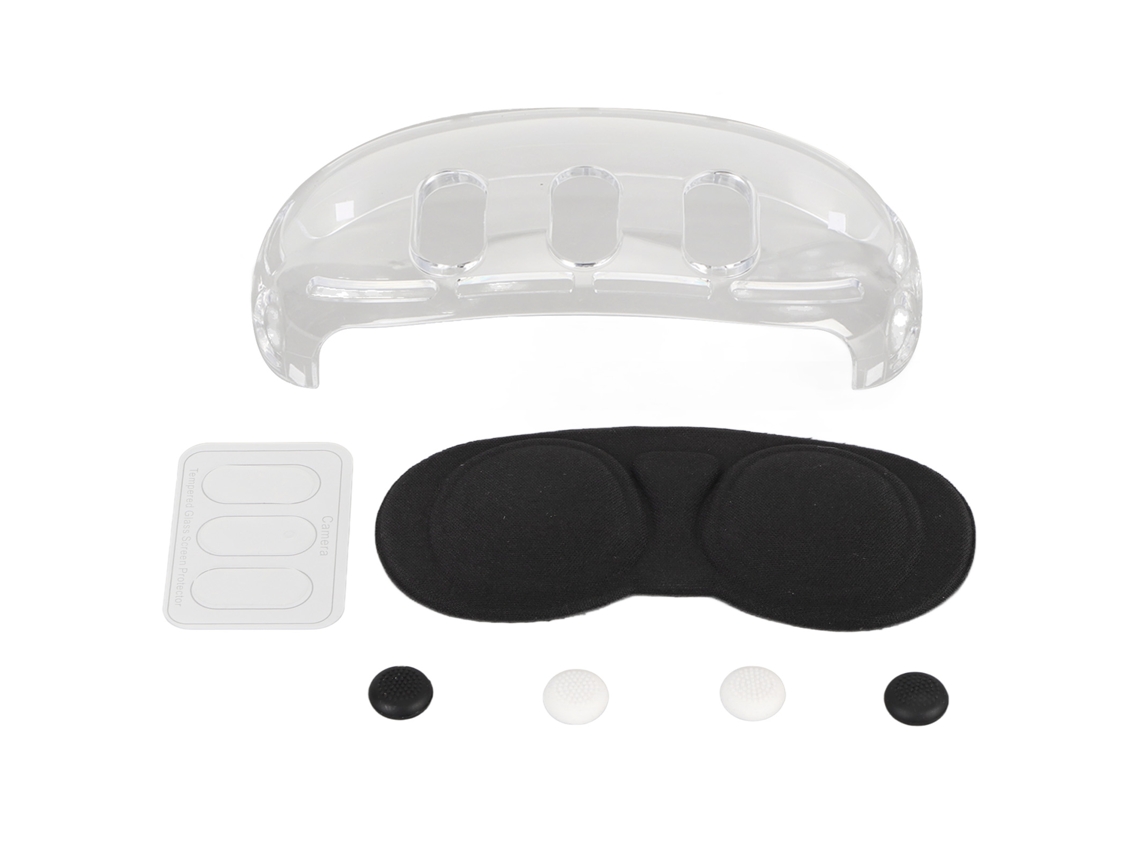 Kit De Acessórios De Proteção Para Vr Headset Meta Quest 3 Capa De Casco Lente E Capas Anti-derrubas