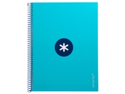 Cuaderno LIDERPAPEL Série Antartik 90g/m² azul, horizontal (A4)