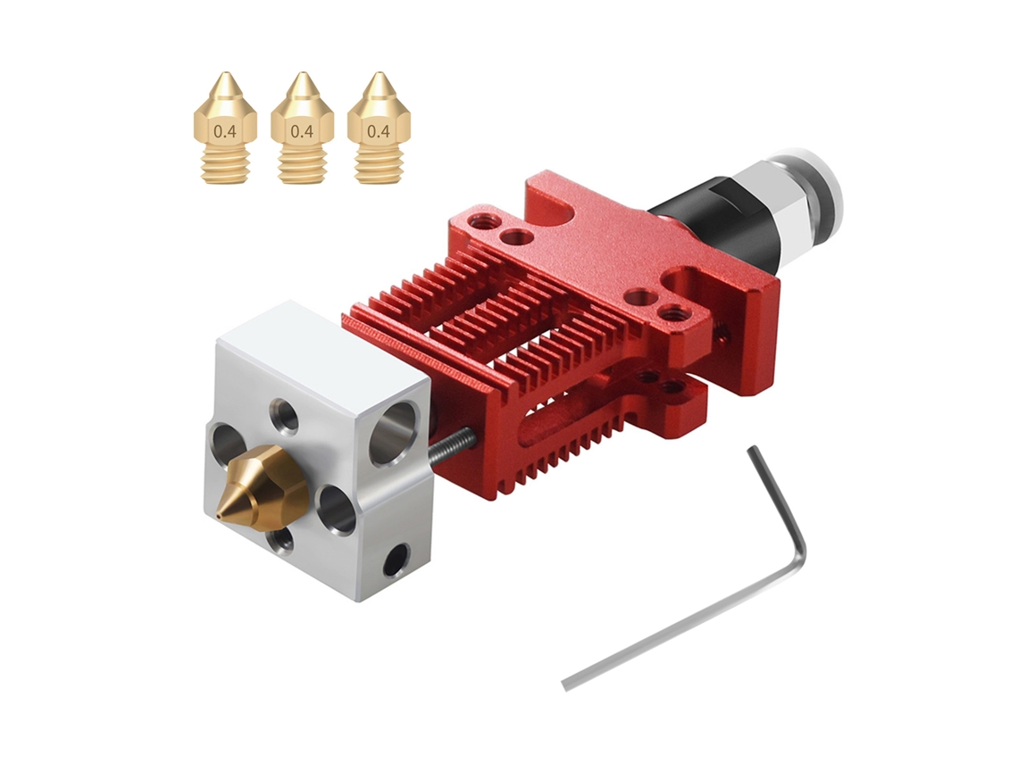 Kit De Extrusor Hotend Ensamblado Con 3 Boquillas De 0,4 Mm Para Impresora 3d Creality Cr-6 Se De 1,75 Mm