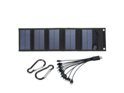 Cargador De Panel Solar Plegable De 70 W Con Salida De 5 V Cc (10 Conectores) Y Puerto Usb, Estación De Energía Portátil