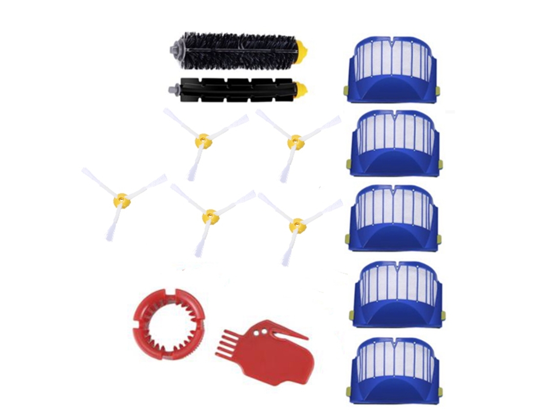 Accesorio Aspiradores IROBOT  I Roomba Serie 600 610 620 625 630 650 660 Batidor de cerdas y flexible