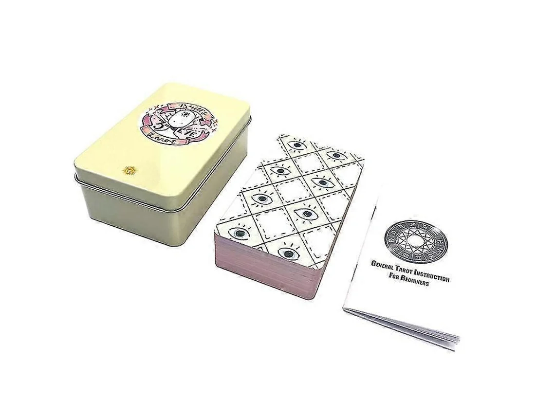 Juego de cartas de Tarot del Tercer Ojo de Iron Box con Manual para Fiestas y Adivinación