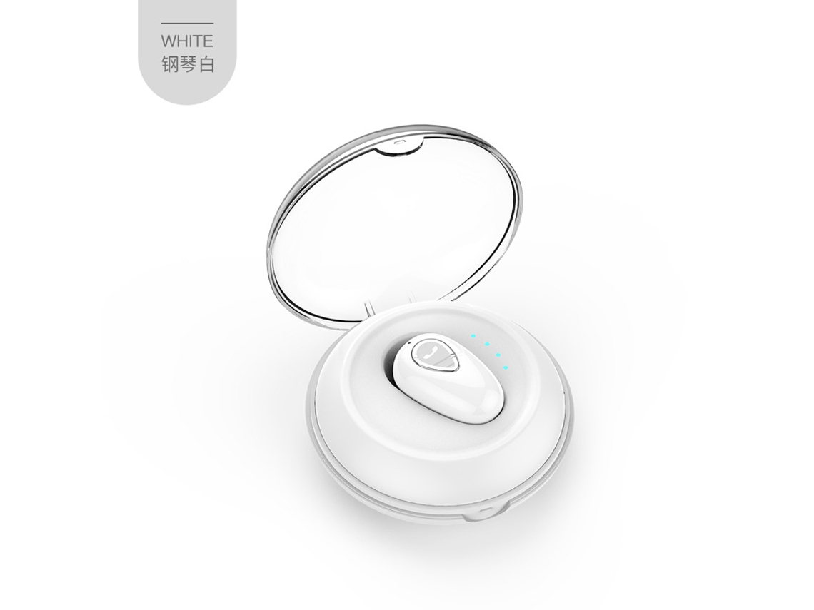 Mini Auriculares Bluetooth Deportivos Con Estuche De Carga, Compatibles Con Ios Y Android (blanco) Czhhmart