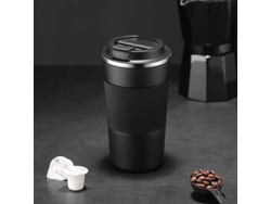 2026-44995-taza Viaje Acero Inoxidable Doble Aislamiento Vaciado Tapa Anti-fugas 510ml Negro