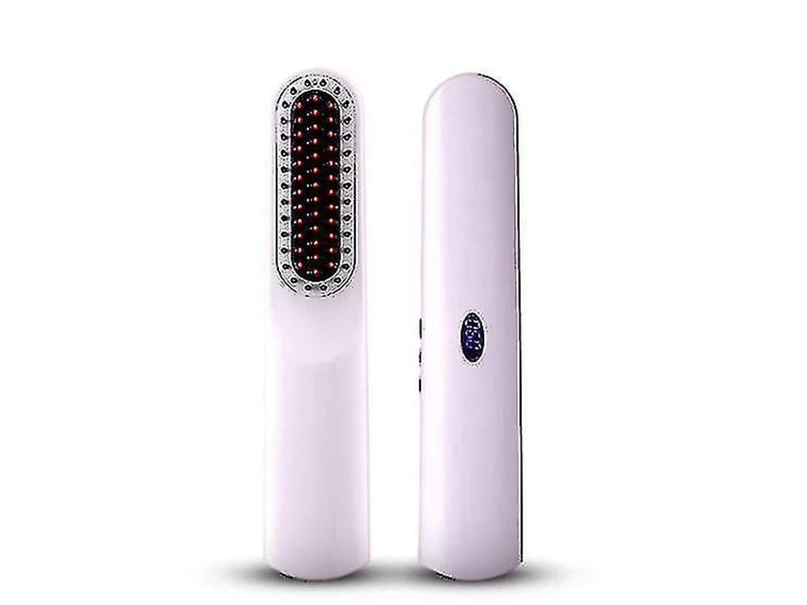 Mini plancha de pelo portátil de iones negativos, eléctrica, rápida, con pantalla LED blanca Chennnls