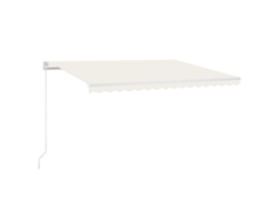 Maison Exclusive - Toldo Retráctil Manual Crema 400x350 Cm