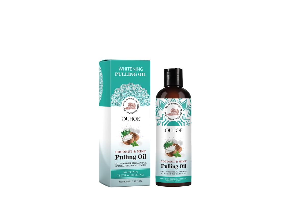 Enjuague bucal con aceite de coco 100% puro y original