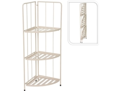Estanteria Plegable Esquina 42x30x90 Cm Blanca