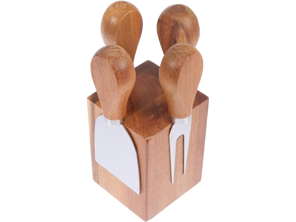 Suporte Para Talheres De Queijo: Sua Superfície Lisa É Fácil De Limpar, E Uma Prateleira Comporta Diversos