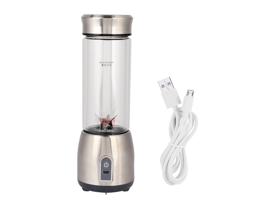 XYVONA Liquidificador portátil recarregável USB de 380 ml e 400 ml para sucos e vitaminas